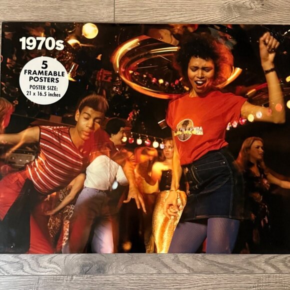 Retro 1970s Frameable Poster Set 5 Iconic Wall Art Artistic Decor Hippie Disco - Picture 9 of 9